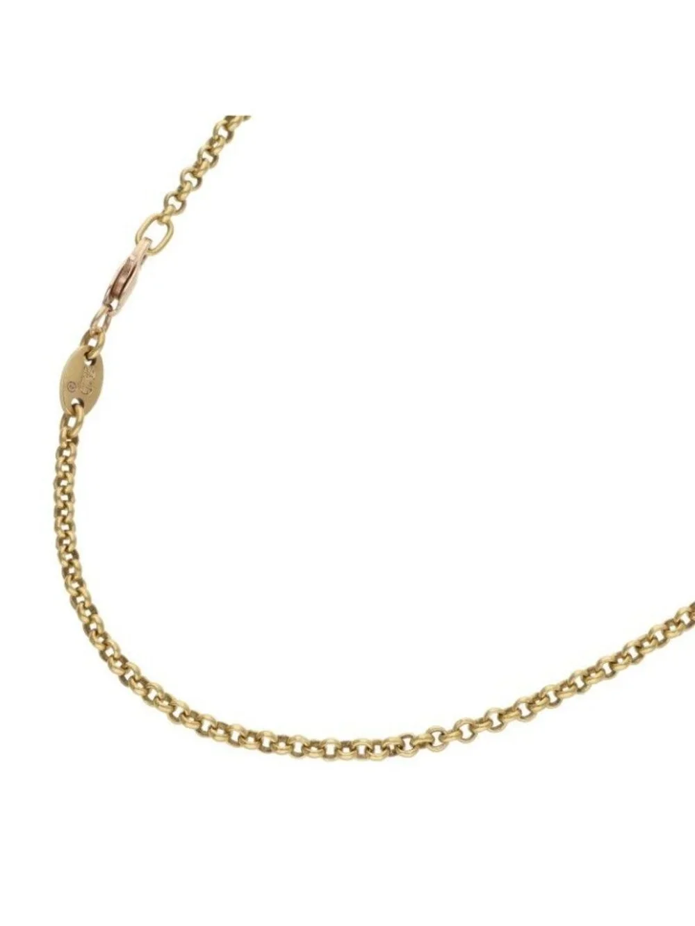 Chrome Hearts 22k Neckchain Roll Chain Gold Necklace